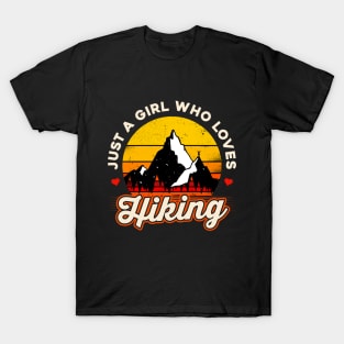 Just a Girl Who Loves Hiking T-Shirt